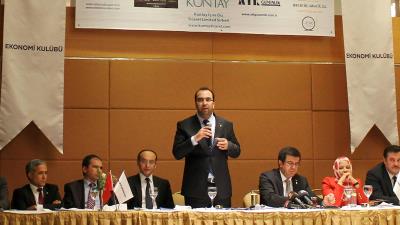 Ekonomi Bakanı Sn. Nihat ZEYBEKÇİ Ekonomi Kulübü Başkanı Ercan Poyraz'ın Misafiri Oldu               