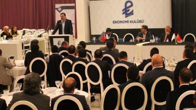 Başbakan Yrd. Sn. Emrullah İŞLER ve Mv. Sn. Haluk İPEK Ekonomi Kulübü'nün Misafiri Oldu              