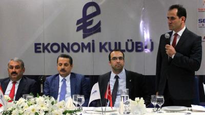Bakan Sn. Faruk ÇELİK Ekonomi Kulübü'nün Misafiri Oldu                                               
