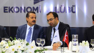 Bakan Sn. Faruk ÇELİK Ekonomi Kulübü'nün Misafiri Oldu                                               