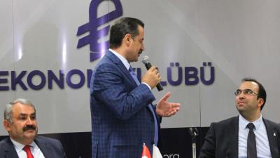 Bakan Sn. Faruk ÇELİK Ekonomi Kulübü'nün Misafiri Oldu                                               