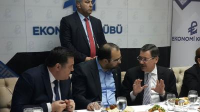 Sn. Melih GÖKÇEK Ekonomi Kulübü'nün Misafiri Oldu                                                    